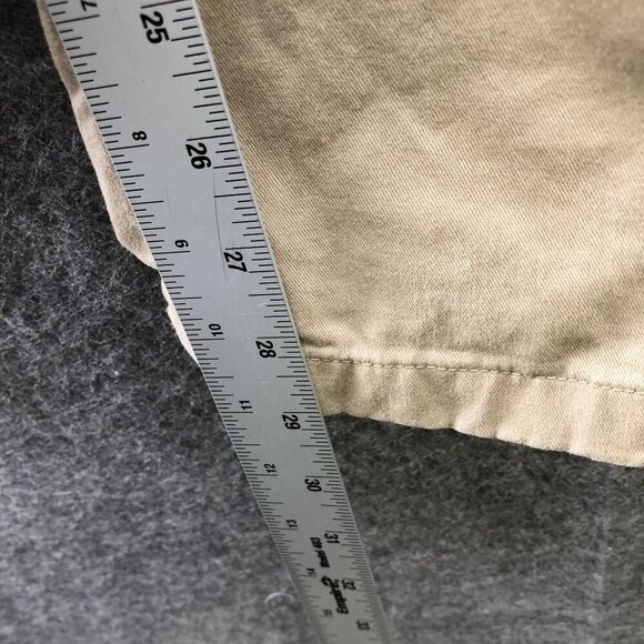 H&M Skinny Fit Chino Pants Mens Size 30 Beige Stretch Khaki Flat Front - Picture 9 of 11